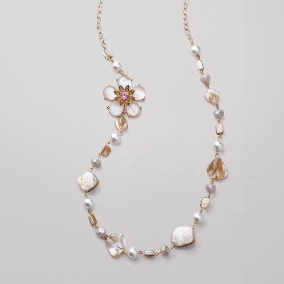 Avon Pearl Gold Bracelet Earrings Nevklace Set - Picture 11 of 14